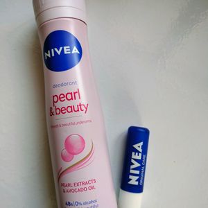 Nivea Deo and Lip Balm