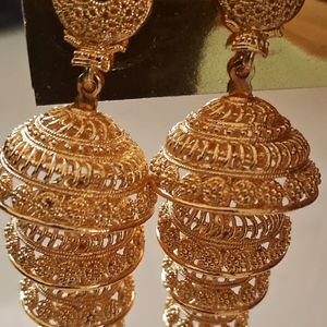 Lakshmi Pendant Necklace and Jumka