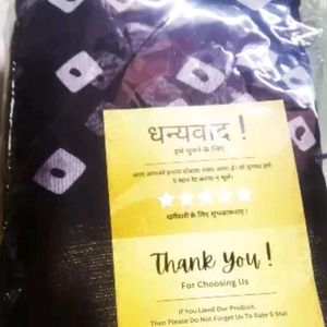 BLACK SAREE bhandani Print