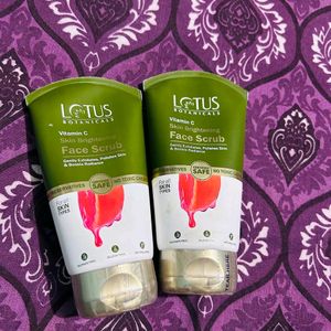 Pack Of 2 Lotus Botanicals Vitamin C Face Scrub