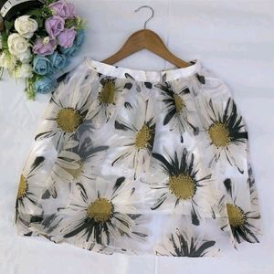 Floral Mini Skirt