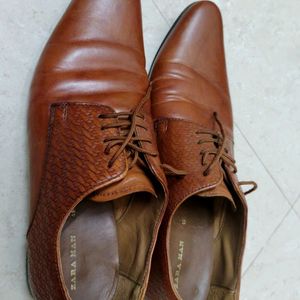 Zara Man-Genuine Leather Ceremony Shoes