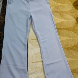 Grey Bell Buttom Trouser