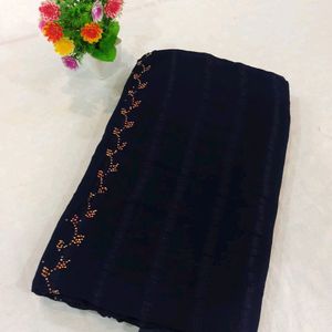 Beautiful satin silk saree