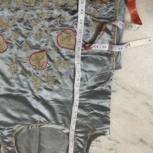 Satin Rajputi Dress