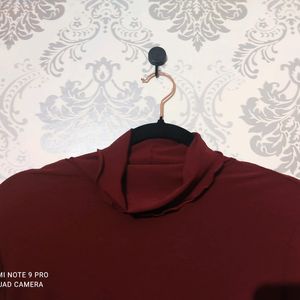 Shein Maroon Top