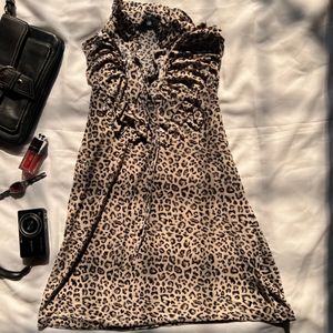 🐆Ruffled Leopard Print Top🐆