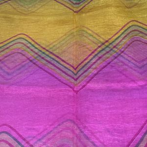 supernet saree new not used multicolor