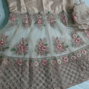 Party Wear Heavy Embroidered Dress