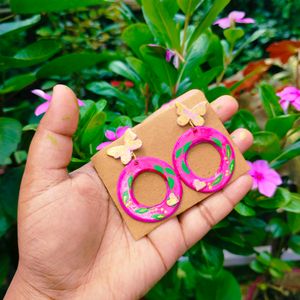 Hand Made Clay Earrings