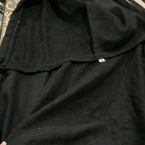 Black Zipper Hoodie