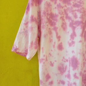 Pink And Offwhite T-shirts (Women)