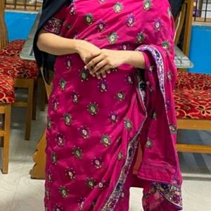 Wedding Saree,With Stitched Blouse