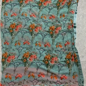 Floral Print Saree