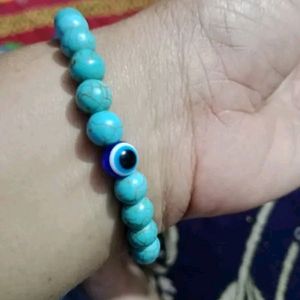 Turquoise Bracelet With Evil Eye Crystal ✅❤🆕🥳🎉