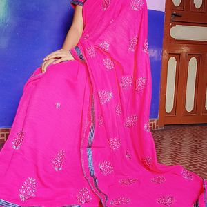 Rosy Colour Saree 🩷