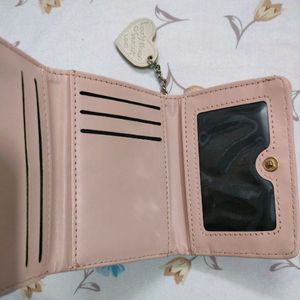 Pretty Pink Coloured Women Wallet/Small Purse