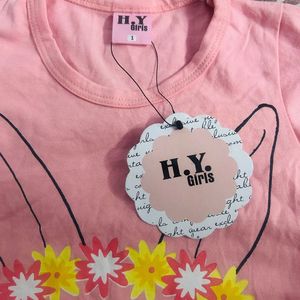 New Branded T-shirt For Baby Girls