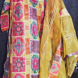 Two Kurta Sets With Dupatta