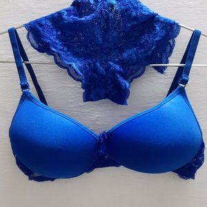 Blue Lingerie Set