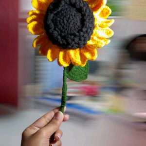 Handmade crochet Sunflower