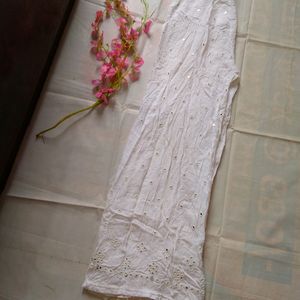 Chikankari Kurti Plazo Set