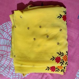 Yellow Saree