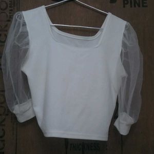 White Formal  Top