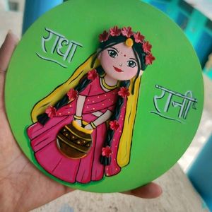 Radha Painting With Stand