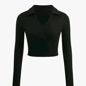 Women Stylish Collar Top