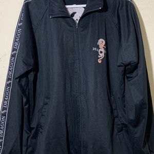 Black Jacket Dragon Design
