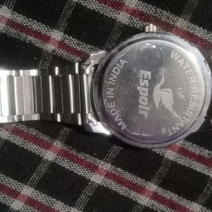 Silver Hand Watch