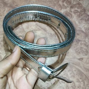 Silver Colour Belt For Women