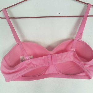 Pink Premium Padded Bra in Size 34