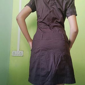 Mini Button Dress
