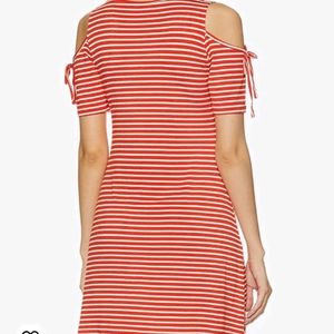 Ms. Taken Red And White Striped Dres🌸💕