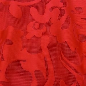 Red Short Net Dress