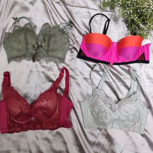 4 fancy bra combo