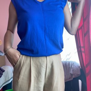 Blue Half T Shirt