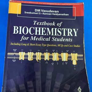 Biochemistry- DM Vasudevan