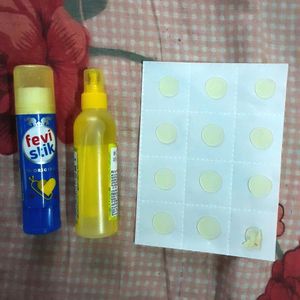 Combo Set Of 1Fevigum,1Fevistick&12 Pcs Glue Drops