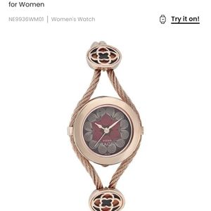 Titan Quartz Analog Multicoloured Dial Metal Strap