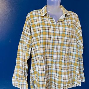 Yellow Checkered Shirt🖤#shirt #formal #menwear