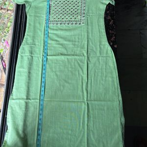 South cotton green ethnic coord set