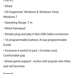 Xbox Compatible PC Gamepad Logitech F 310