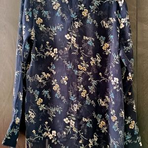 Korean Floral Print Top