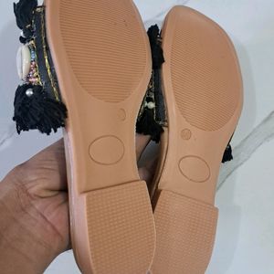 women 38-size fancy chappal