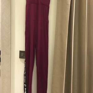 Backless Jumpsuit Purple