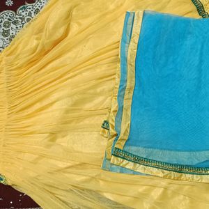 Frock With Dupatta