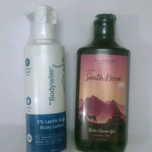 Sealed Pack Branded Body lotion+Bodywash